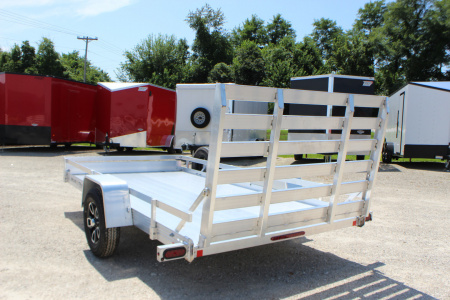 New 2026 Bear Track 76x12 Aluminum Utility Trailer