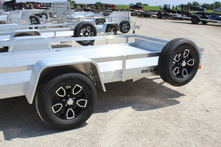 New 2026 Bear Track 76x12 Aluminum Utility Trailer