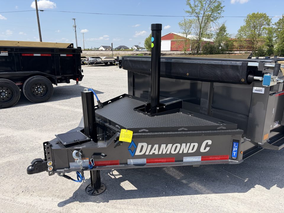New 2026 Diamond C Trailers LPT207L14X82 (82" X 14') 15.5K Telescopic Dump Trailer