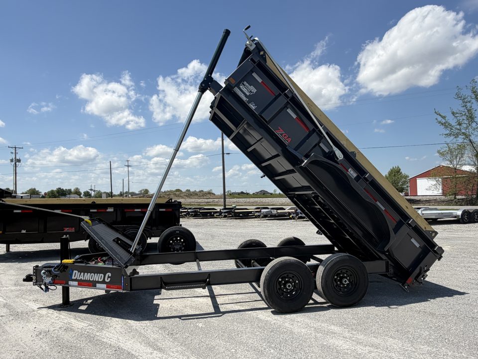 New 2026 Diamond C Trailers LPT207L14X82 (82" X 14') 15.5K Telescopic Dump Trailer