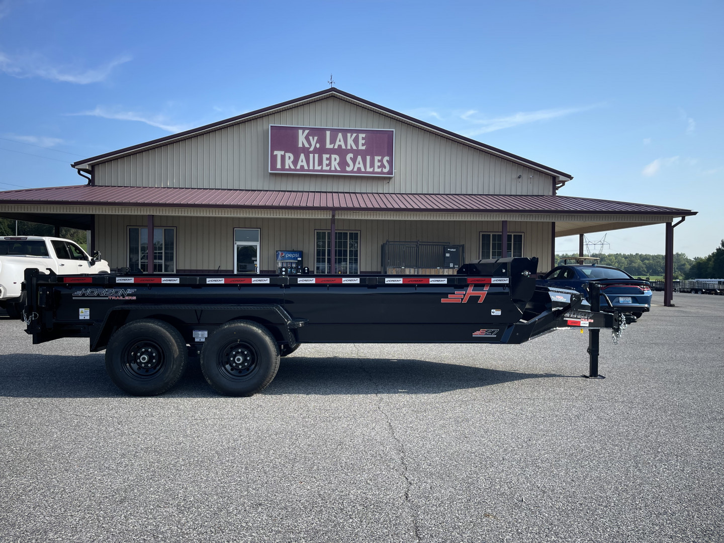 New 2025 Horizon Trailers EZ7 16'X83" BP Dump Trailer