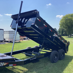 New 2025 H&H Trailers 83x14 I-Beam Telescopic Dump Trailer, 14K