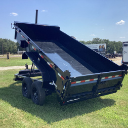 New 2025 H&H Trailers 83x14 I-Beam Telescopic Dump Trailer, 14K