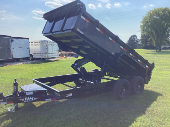 New 2026 H&H Trailers 83x14 Industrial Dump, 14K Dump Trailer