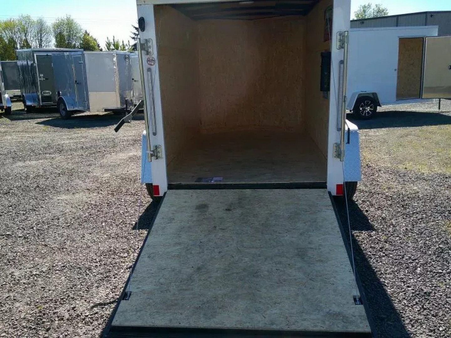 New 5x8 Single Axle 3K Enclosed Cargo Trailer