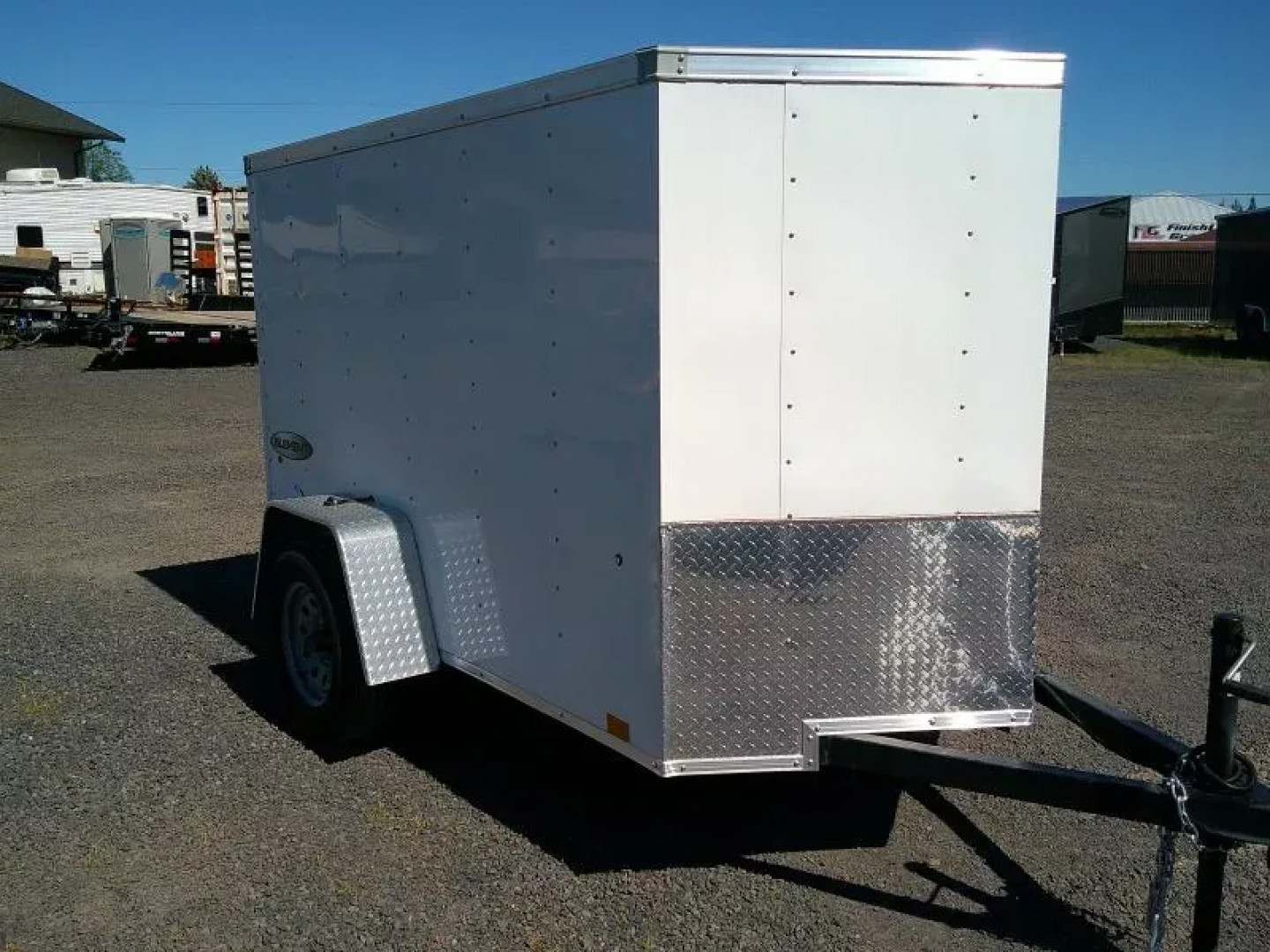 New 5x8 Single Axle 3K Enclosed Cargo Trailer