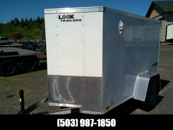 New 5x8 Single Axle 3K Enclosed Cargo Trailer