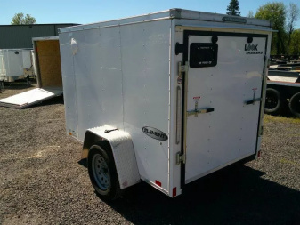 New 5x8 Single Axle 3K Enclosed Cargo Trailer