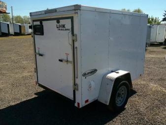 New 5x8 Single Axle 3K Enclosed Cargo Trailer