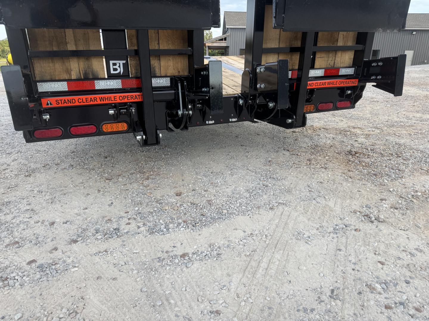 New 2026 Behnke 102"x31' 20 TON Pintle Hitch Tag Trailer *PAVER RAMPS*