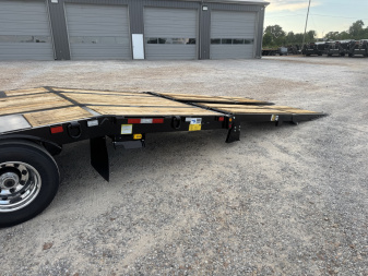 New 2026 Behnke 102"x31' 20 TON Pintle Hitch Tag Trailer *PAVER RAMPS*