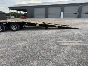 New 2026 Behnke 102"x31' 20 TON Pintle Hitch Tag Trailer *PAVER RAMPS*