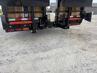 New 2026 Behnke 102"x31' 20 TON Pintle Hitch Tag Trailer *PAVER RAMPS*