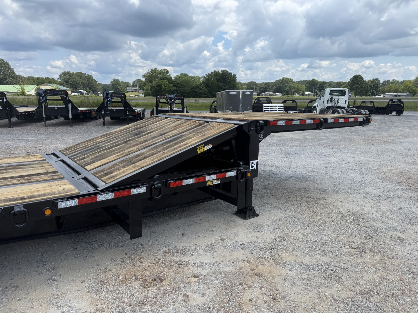 New 2026 Behnke Step Deck Trailer | 102" x 46' | 60K GVWR