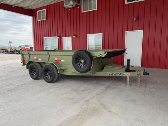 New 2026 RawMaxx 77X12 10K MDX DUMP Dump Trailer