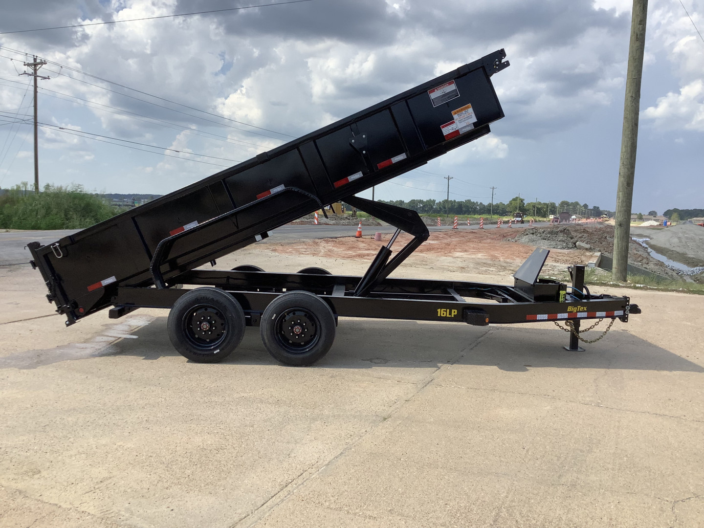 New 2026 Big Tex Trailers 16LP 83x16x2 (17.5K) Heavy Duty Ultra Low Profile Dump