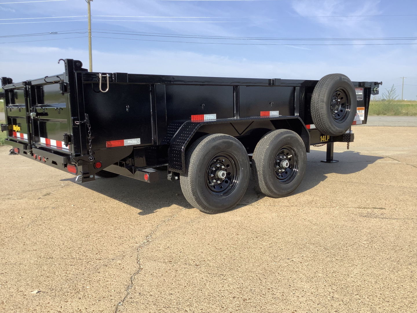 New 2026 Big Tex Trailers 14LP 83x14x2 (14K) Heavy Duty Ultra Low Profile Dump