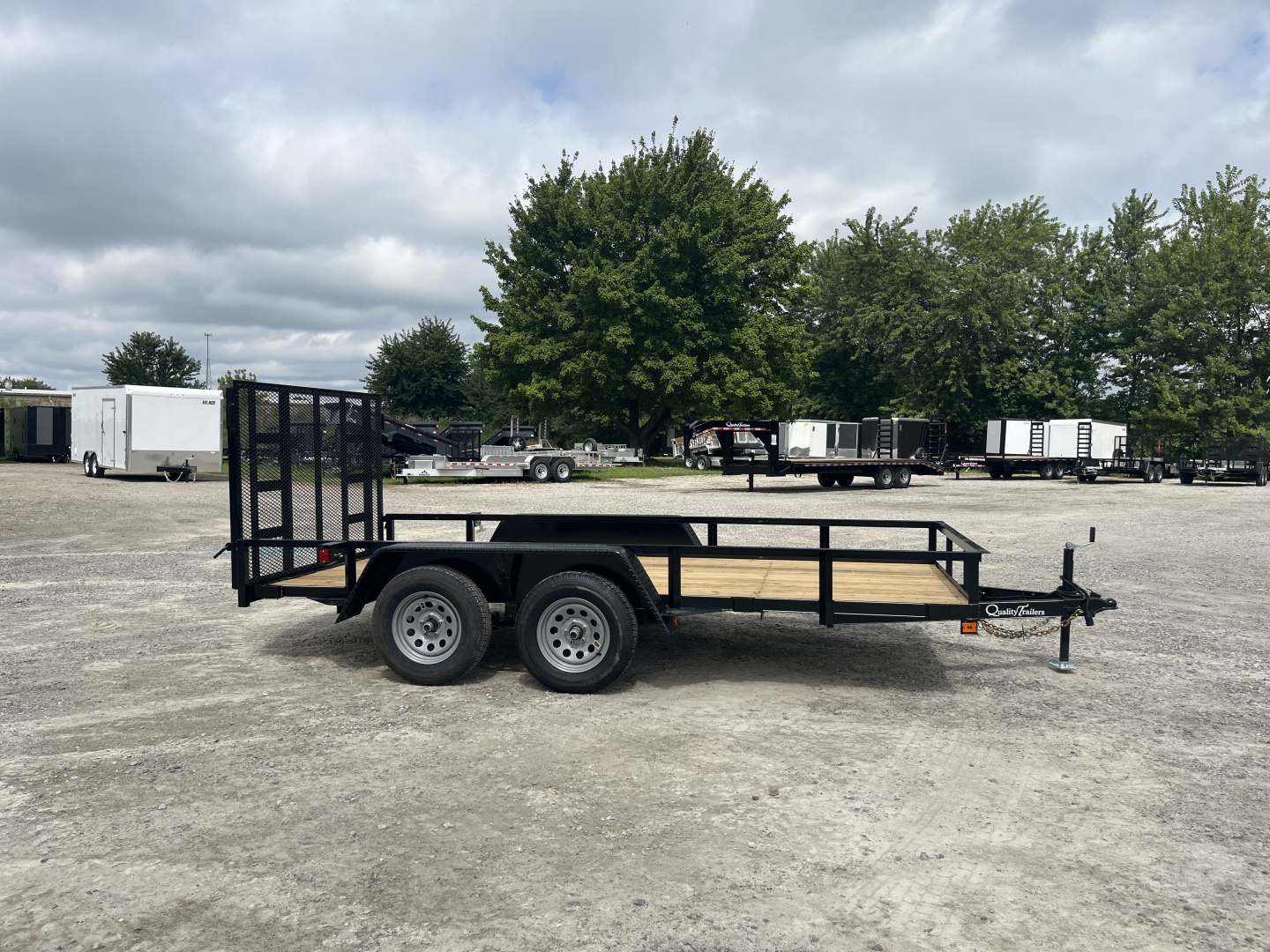 New 2026 Quality Trailers 77X14 Utility Trailer 7K