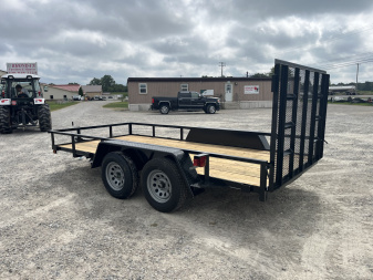 New 2026 Quality Trailers 77X14 Utility Trailer 7K