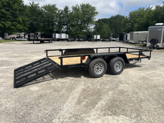 New 2026 Quality Trailers 77X14 Utility Trailer 7K