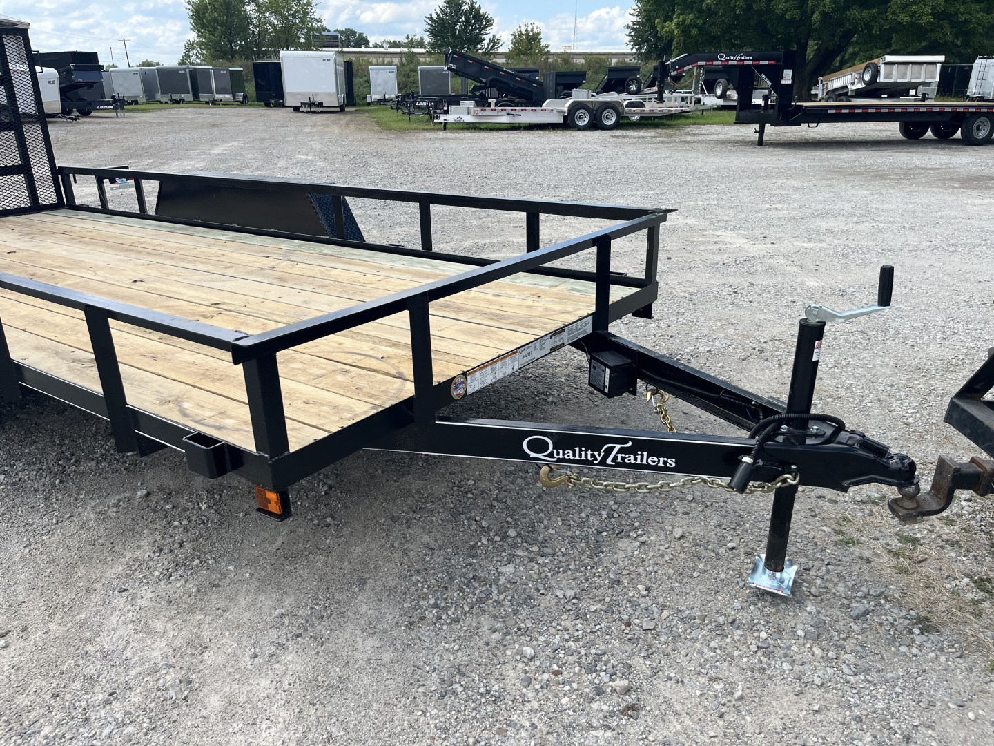 New 2026 Quality Trailers 77X16 Utility Trailer 7K