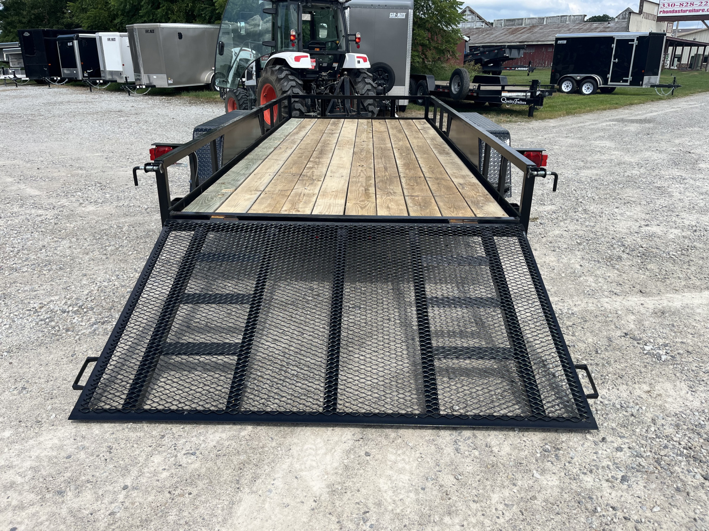 New 2026 Quality Trailers 77X16 Utility Trailer 7K