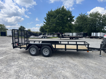 New 2026 Quality Trailers 77X16 Utility Trailer 7K