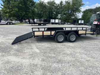 New 2026 Quality Trailers 77X16 Utility Trailer 7K