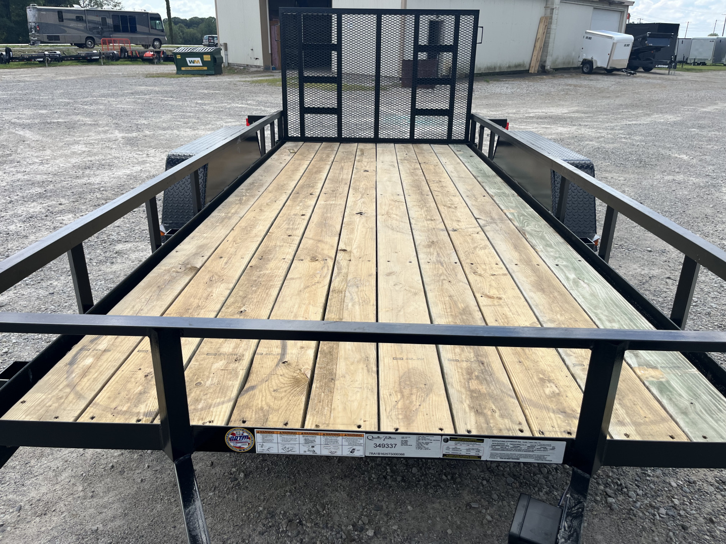 New 2026 Quality Trailers 77X16 Utility Trailer 7K
