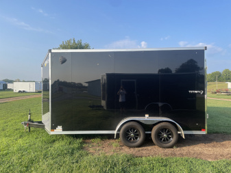 New 2025 Stealth Trailers Titan 7X14x84" w/ RAMP DOOR .080 POLYCORE Cargo / Enclosed Trailer