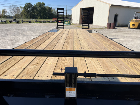 New 2026 Quality Trailers 102X24 Deckover Trailer Gooseneck 4' Pop Up Dovetail 17K GVWR