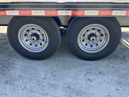 New 2026 Quality Trailers 102X24 Deckover Trailer Gooseneck 4' Pop Up Dovetail 17K GVWR