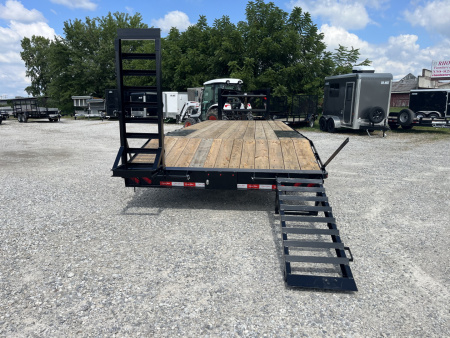 New 2026 Quality Trailers 102X24 Deckover Trailer Gooseneck 4' Dovetail 17K GVWR
