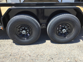 New 2026 PJ 83"x16' Angle Pipetop Trailer – P8