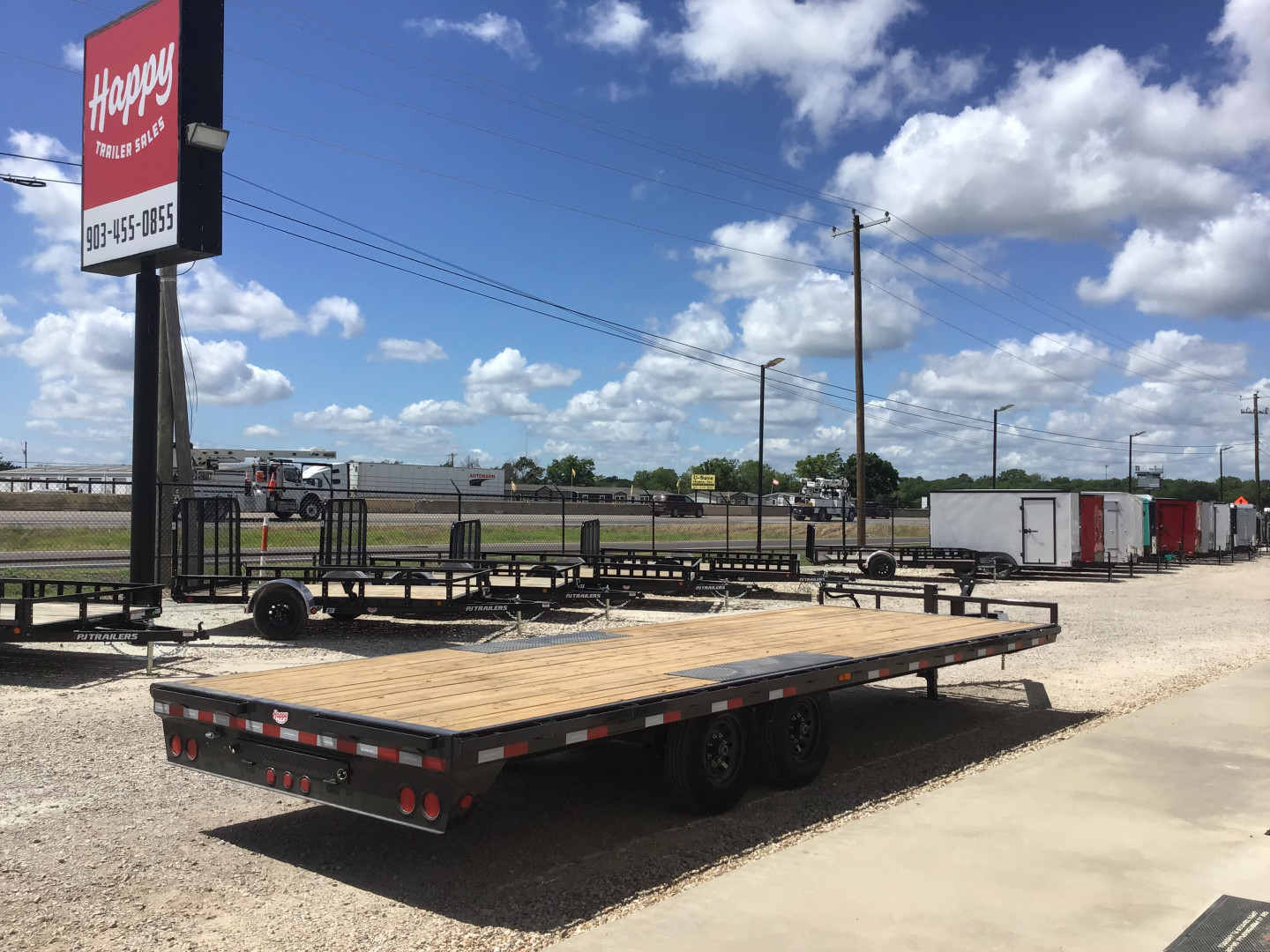 New 2026 PJ 102"x24' BP 8" I-Beam Deckover Trailer – F8