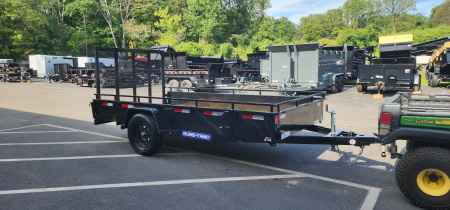 New 6 x 12 Sure-Trac 14" Steel High Side Landscape Trailer 3k