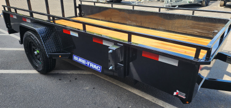 New 6 x 12 Sure-Trac 14" Steel High Side Landscape Trailer 3k