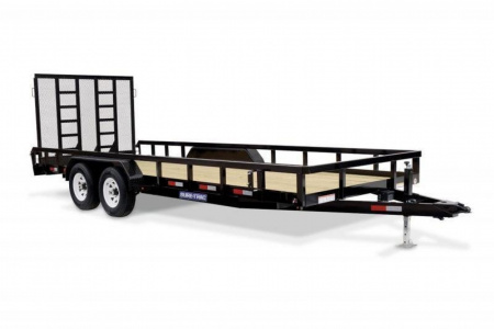 New 7 x 16 Sure-Trac Tube Top Utility Landscape Trailer 7k ***w/ 5' Ramp Gate