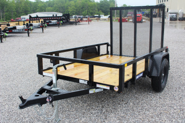 New 2025 Sure-Trac 5' x 8' Single Axle Tube Top Utility Trailer - 2990# GVW