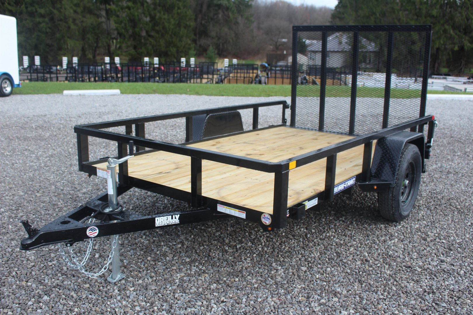 New 2025 Sure-Trac 6' x 10' Single Axle Tube Top Utility Trailer - 2990# GVW