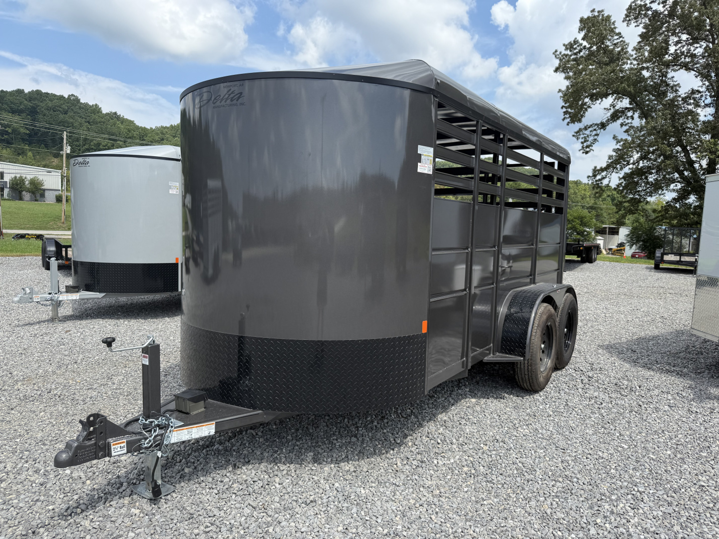 New 2025 Delta Trailers 14' 6W 6'6' Stock / Stock Combo Trailer