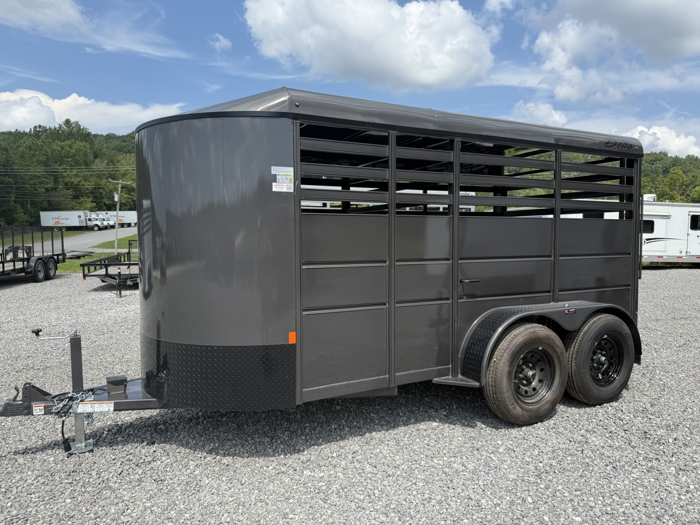 New 2025 Delta Trailers 14' 6W 6'6' Stock / Stock Combo Trailer