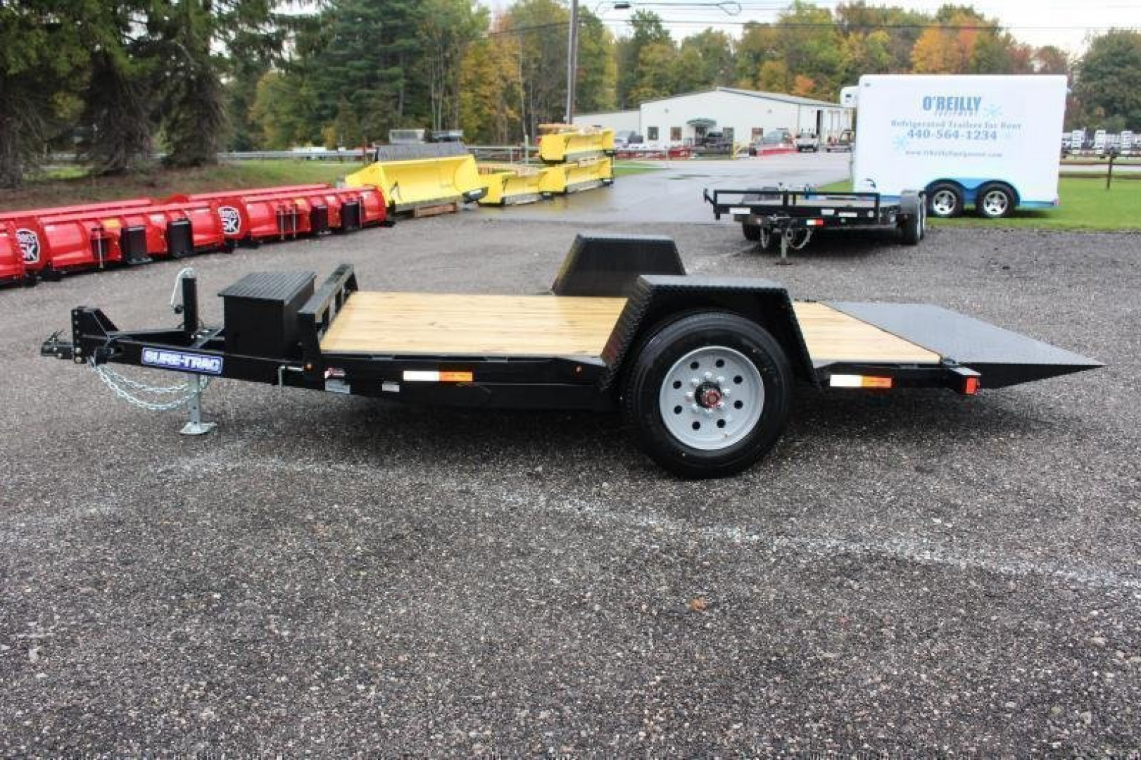New 2025 Sure-Trac 6' 6" x 12' Gravity Tilt Trailer - 10000# GVW