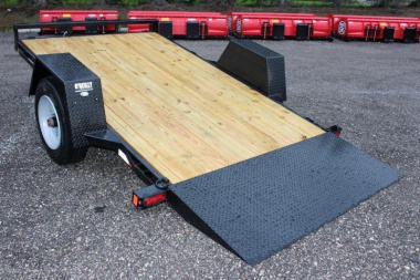 New 2025 Sure-Trac 6' 6" x 12' Gravity Tilt Trailer - 10000# GVW