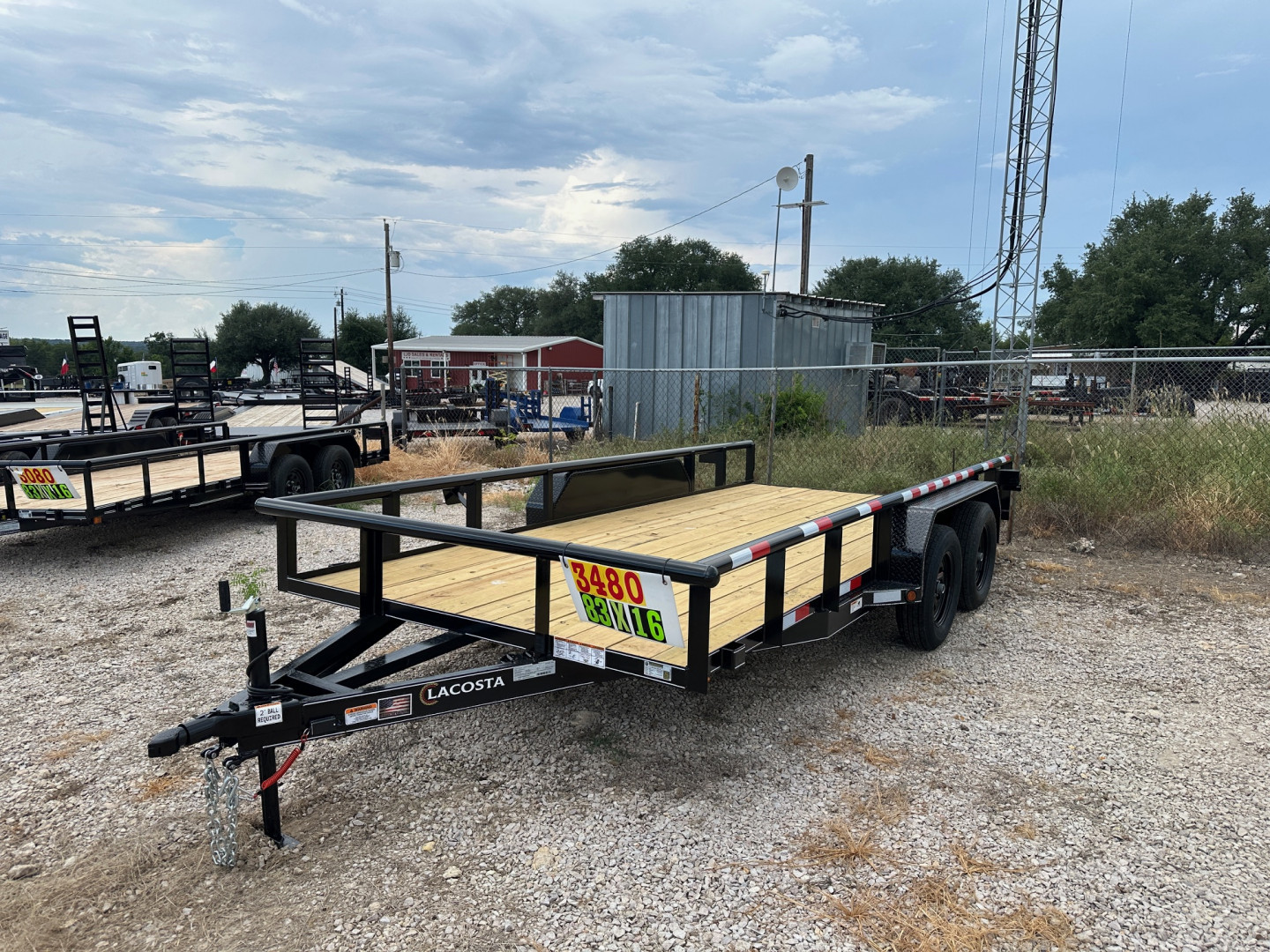New 2025 Lacosta - Utility Trailer 83"x16' - SIR