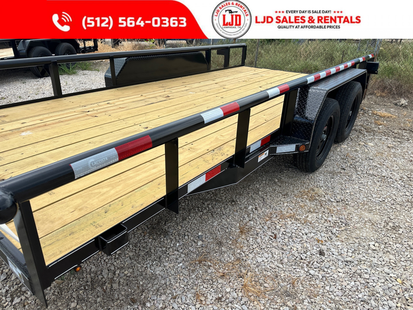 New 2025 Lacosta - Utility Trailer 83"x16' - SIR