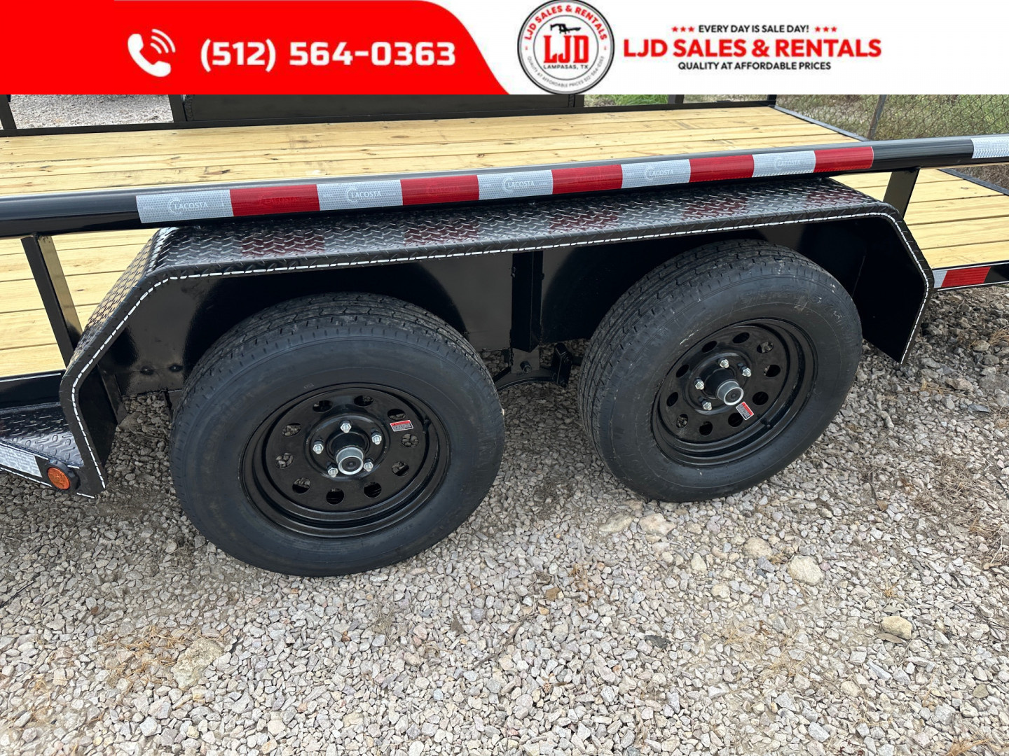 New 2025 Lacosta - Utility Trailer 83"x16' - SIR
