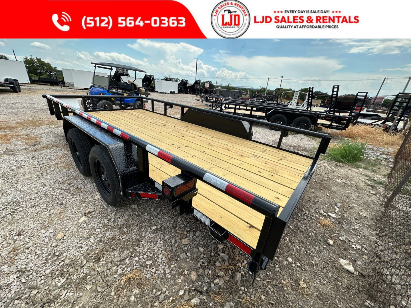 New 2025 Lacosta - Utility Trailer 83"x16' - SIR