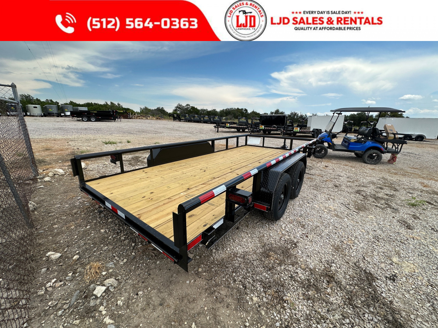 New 2025 Lacosta - Utility Trailer 83"x16' - SIR