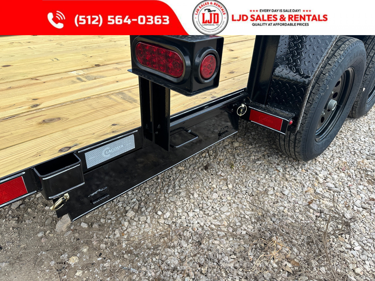 New 2025 Lacosta - Utility Trailer 83"x16' - SIR
